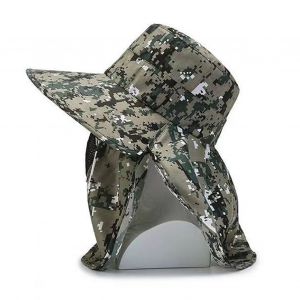Chapeau De Soleil Intégral Pare-Soleil À Large Bord Anti-Uv Protection Contre Les Coups De Soleil Protection Solaire Été Randonnée En Plein Air Pêche Cueillette De Thé Chapeau Homme Approvisionnement-Vert Armée - Neuf
