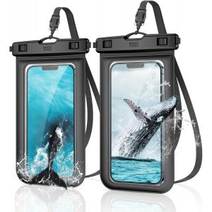 Kalanka-Pochette Étanche Smartphone [Ipx8] Pochette Téléphone Étanche, Housse Étanche Smartphone Universel Pour Iphone 14 13 12 11 X Xr Xs Samsung S23 S22 S21 Huawei Xiaomi Sony- Up To 6.8"" [Lot De 2 - Neuf