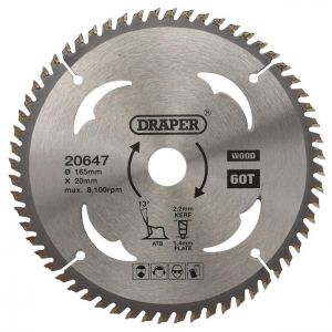 Draper Tools 20647 lame de scie circulaire 16,5 cm - Neuf