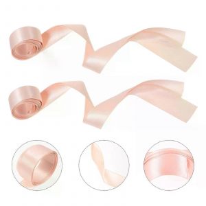 2 Pcs Ballet Chaussures Pointe Pièces Ruban Femmes Plat Femmes S Rubans Satin Pour Fille Coloré - Neuf