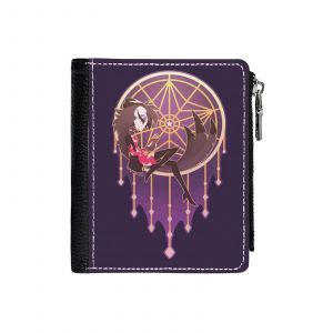 Portefeuille Attrape-rêves Octavia=14 Compact en Simili-Cuir Porte-Cartes Fermeture Éclair Homme Femme A - Neuf