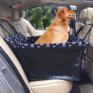Xm Sac De Transport De Voiture Pour Chien Panier Étanche Pour Siège De Chien Sac De Transport Sûr Pour Chat Et Chiot Sacs De Voyage En Maille Accrochable Housse De Siège De Voiture - Neuf