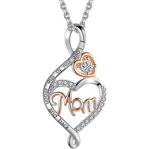 Collier En Argent Sterling Pour Maman Et Grand-Mère, Cadeau Idéal Pour Un Anniversaire, La Fête Des Mères Ou La Saint-Valentin. - Neuf