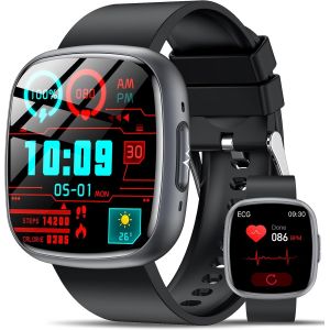 2025 &iquest;&iquest;&iquest;+Hrv/&iquest;&iquest;&iquest;&iquest;&Eacute;&iquest;&iquest;&iquest; Montre Connect&eacute;e Avec Imc,1.75'' Hd Smartwatch Avec Appel Bluetooth,24H Cardiofrequenceme/Spo2,Moniteur De Sommeil,Appel D'Urgence Sos Pour Android/Ios - Neuf