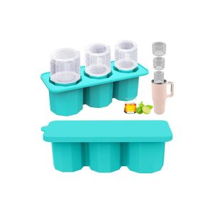 Moule &Agrave; Gla&ccedil;ons En Silicone Pour Gobelet Stanley De 890 &Agrave; 1200 Ml - Moule Cylindrique Creux - Neuf