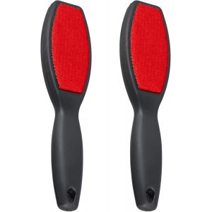 Mevronisshop-Lot De 2 Brosse &Agrave; V&ecirc;tements Double Face, Brosse En Velours Pour V&ecirc;tements, Canap&eacute;s, Tapis, Brosse &Agrave; Peluches Pratique, Pour Poils De Chat Et Chien, Nettoyage Facile - Neuf