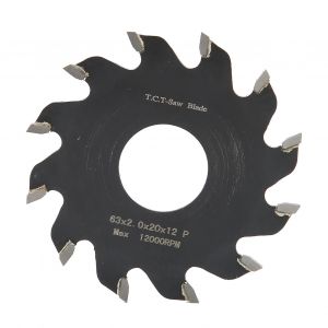 XYONG Lame de scie circulaire 63 x 2 x 20 mm, disque de scie en carbure pour scie circulaire a table et machine de coupe - Neuf