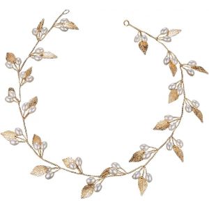 Kal-Serre Tete Femme Couvre Chef Bandeau De Mariée Bandeaux Casque Chouchous Coiffure Charmes Araignée Mariage Strass Demoiselle Honneur Blanche X05027 - Neuf