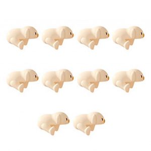 Lot De 10 Protections D'angle En Silicone Souple Pour Bebe, Motif Animal, Anti-Collision, Motif Abricot - Neuf