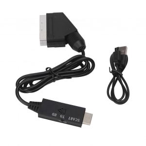 Adaptateur D'interface Multimédia Péritel Vers Hd 720p 1080p Convertisseur Vidéo Full Hd Commutable Pour Xbox Dvd Set Top Box - Neuf