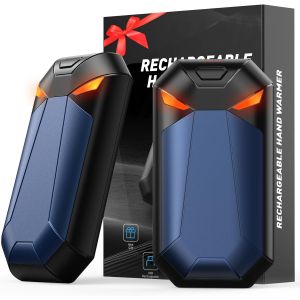 Chauffe Main 2 Pièces, 6000 Mah Chaufferette Main Rechargeable, Cadeau Techniques Pour Noel Hommes Femme Chass, 3 Modes Chauffe El - Neuf