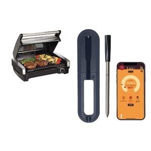 Thermom&egrave;tre &Agrave; Viande Sans Fil Bluetooth Pour La Cuisson De La Dinde, Du B?Uf Et Plus Encore - Neuf