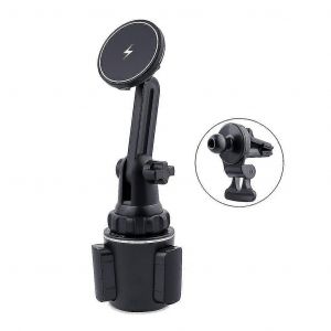 Porte-Gobelet De T&eacute;l&eacute;phone Portable De Voiture Support De Bouteille De Boisson Pour Chargeur Magsafe Pour Ios - Neuf