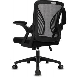 NouvelHorizonstore-Chaise de Bureau Ergonomique,360&iexcl;&atilde; Roues Silencieuses,Maille Respirante Si&iquest;&iquest;ge Pivotant,Accoudoirs R&iquest;&iquest;glables Fauteuil d'Ordinateur,pour Bureau,Chambre,Gris - Neuf