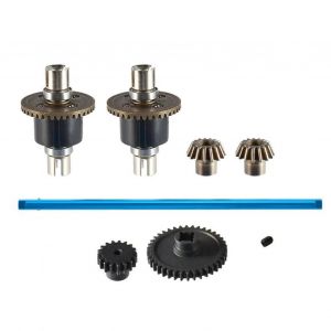 Kit De Diff&eacute;rentiel En M&eacute;tal De Voiture Rc 38t Gear 17t Gear Differential Carrier Drive - Neuf
