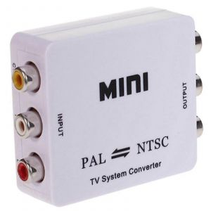 PAL/NTSC/SECAM vers PAL/NTSC Système TV bidirectionnel Commutateur Convertisseur Adaptateur-Bonne qualité - Neuf