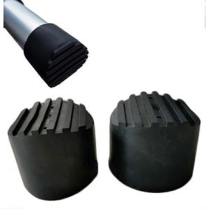 2 pcs échelle télescopique pieds antidérapants en caoutchouc escabeau de remplacement pieds tapis de pied pour échelle d'extension 72mm - Neuf