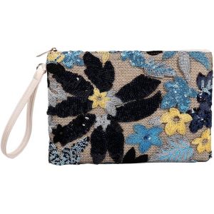 Porte-Cartes Portefeuilles Portefeuille &Agrave; Paillettes Sac &Agrave; Main L&eacute;ger Pour Femmes R&eacute;sistant Aux Rayures Brod&eacute; Avec Fermeture &Agrave; Glissi&egrave;re Capacit&eacute; Loisirs Quotidiens - Neuf