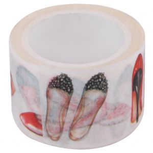 Ruban Adhesif Decoratif Mignon Pour Scrapbooking, Journal Intime, Papeterie (Chaussures) - Neuf