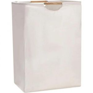 Panier Linge Pliable40 5627 cmPanier Linge Grande Capacit Pliable Tissu Oxford avec Manche en Bois Corbeille a Linge PZCC - Neuf