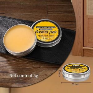 Planche À Découper Pâte De Cire D'abeille Huile De Noix De Coco De Qualité Alimentaire + Vitamine E Alimentation En Profondeur Restaurer La Cire D'abeille Brillante Naturelle Du Bo.Wood 25g - Neuf