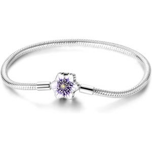 Eryi-925 Bracelet Serpent En Argent Sterling Pour Femme, Cadeau Élégant De Bijoux Pour La Fête Des Mères, La Saint-Valentin, L'anniversaire & Noël Hypoallergénique - Neuf