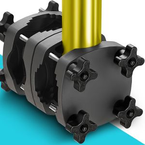 Ulteronixshop-Support De Parasol Pour Balcon &iquest; Base Universelle Et Robuste, Compact Et S&eacute;curis&eacute;, Finition Noire - Neuf