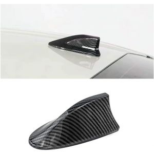 ERYI-Antenne Voiture,Accessoire Voiture Tuning,Antenne Requin,Antenne Radio Voiture,Antenne De Toit Voiture,Antenne Aileron Requin,Voiture Antenne Radio Fm/Am Décor (Carbone) - Neuf
