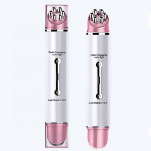 Appareil De Massage Oculaire Chauffant Rf, Anti-Rides, Vibration, Instrument De Beaute Pour Les Yeux, Pour La Maison, Blanc - Neuf