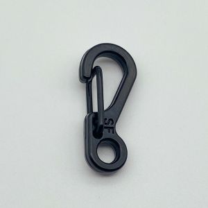 Ensemble Noir De 40 Mini Mousqueton Crochet Pour L'escalade, Excursion - Porte-Clés - Poids Maximum De 15kg - Accrochage D'accessoires Pour Étendre - Neuf