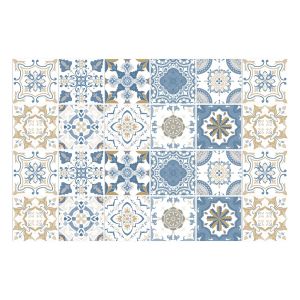 (B) 20x20 Adhésif à Carreaux de Style Industriel Dosseret de Cuisine en Brique 24pcs Stickers muraux salle de Bain Cuisine Colle de Carreaux de Mur avec des Motifs de Carrelage PVC Adhésif de Tuile de Mur - Neuf