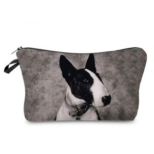 KADSL-Sac À Cosmétiques De Mode Imprimé Chien Animal Mignon, Sac De Maquillage Portable De Voyage De Plage, Étuis À Crayons D'École, Organisateur De Toilette Féminine,Hz5152 Dog Bag - Neuf