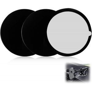 3er-Pack Disques de Fixation Adh&eacute;sifs, f&uuml;r Armaturenbrett/Windschutzscheibe, Universelle Armaturenbrett-Klebescheiben f&uuml;r Auto-GPS-Halterungen und Navi Halterung Auto (80 mm) - Neuf
