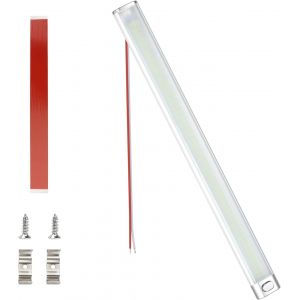 Kalanka-12v Barre De Lumière Intérieure À Led Barre Lumineuse Intérieure Led Avec Interrupteur On/Off, Blanche Barre De Bande Lampe Pour Voiture/Camion/Camping-Car/Bateau/Van (168led) - Neuf