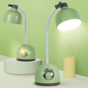 LED Lampe Bureau Enfant Fille, Flexible Lampe de Table 4 Mode de Luminosité, Lamp e de Chevet Contrôle Tactile, Lamp e de Lecture Kawaii USB Rechargeable Lapin Rose - Neuf