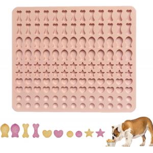 AYUHR-Moule Nourriture Pour Chien, Moule À Biscuits Pour Chien, Tapis De Cuisson En Silicone Pour Chien, Moule À Biscuits En Silicone Pour Chien, Moule Silicone Chien Forme D'os, Moule Nourriture Chi - Neuf