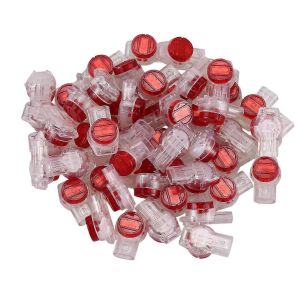 55 pièces Gel Splice Connecteur UR 3 ports Connecteurs de fil Rouge + Clair - Neuf