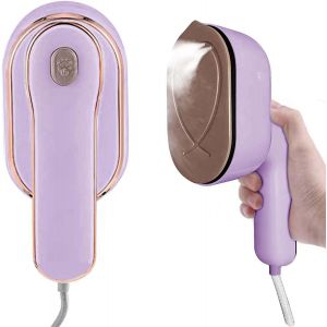 Fer À Repasser Vapeur,Défroisseur Vapeur,Portable De 1000W À Chauffage Rapide 20S,Défroisseur Vapeur Portatif, Réservoir Deau 100 Ml,Voyage Vapeur Steamer Pour La Maison/Les Voyages-Violet - Neuf