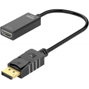 KALANKA-Adaptateur DisplayPort vers HDMI 4K @ 30 Hz, unidirectionnel DP vers HDMI, compatible avec ordinateur portable, HDTV, moniteur, PC, bureau, projecteur, etc - Neuf