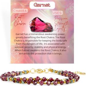 Eryi-Bracelet Femme De Pierre Naturelle Perles, Cristal 4mm Perle Pierres Précieuses Bijoux Femme Cadeau - Neuf