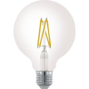 Kalanka-Ampoule Led Globe E27, Lampe Classique Dimmable, &iquest;&iquest;Clairage R&iquest;&iquest;Tro, 7,5 Watts (Correspond &iquest;&iquest; 60 Watts), 806 Lumens, Blanc Chaud, 2700 Kelvin, Ampoule Edison G95, ? 9,5 Cm - Neuf