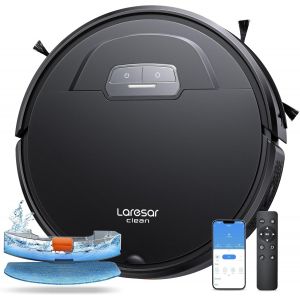 CHECARZHN--NO1-Robot Aspirateur Et Balai 4 500 Pa Robot Nettoyage Automatique, Batterie Longue Durée 3200 Mah, Compatible Avec Alexa/Wifi/App Pour Poils D'Animaux De Compagnie, Sol (Evol 3) - Neuf