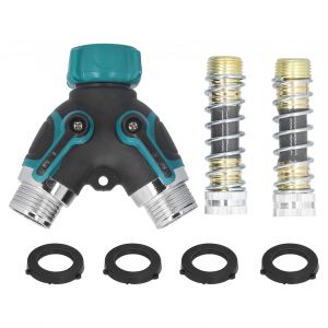 Connecteur de tuyau d'eau de Valve de séparateur de tuyau de forme de Y de G3/4 pour l'irrigation de serre de pelouse de jardin - Neuf