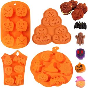 Trahoo-Moule Crane 2 Pièces Moule Halloween Patisseriemoule 3d 21 Trous Crâne Silicone Halloween, Convient Pour Bougies, Savons, Artisanat, Bricolage, Plâtre, Aromathérapie - Neuf