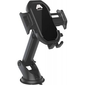 Support de t&eacute;l&eacute;phone de voiture pour tableau de bord et pare-brise de voiture - Support rotatif &agrave; 360&deg; - Support automobile pour iPhone 15 14 Samsung 4-7" Smartphones avec un bouton de - Neuf