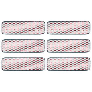 6pcs tampons de vadrouille réutilisables pour Swiffer PowerMop tampons de vadrouille de remplacement -A - Neuf