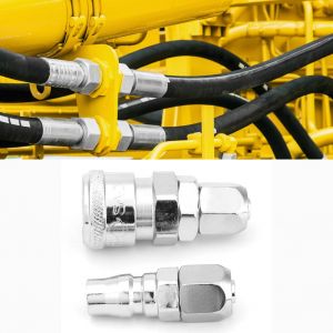 Raccord rapide pour tuyau pneumatique en fer galvanise, 20 pieces, raccord pour compresseur d'air, raccords de tuyau #2 - Neuf