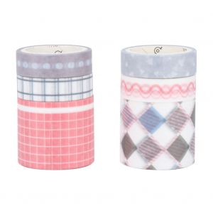 Lot De 6 Autocollants Muraux Decoratifs Simples Et Colores, Ruban Washi Pour Journal Intime, Ruban De Masquage, 04# - Neuf