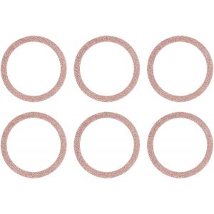 JGD-Anneau Magn&eacute;tique Universel &Eacute;clatant6 Pcs Anneau Autocollant Ultra-Fin Alliage Nickel-Fer pour Support T&eacute;l&eacute;phone Chargeur sans Fil Support Voiture KitRose - Neuf