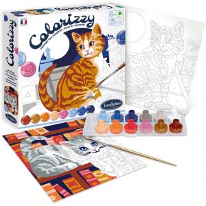 KALANKA-SentoSph&iquest;&iquest;re Colorizzy Cats Paint by Number Kit CHATS, 4503, 1 Unit&iquest;&iquest; (Lot de 1) - Neuf